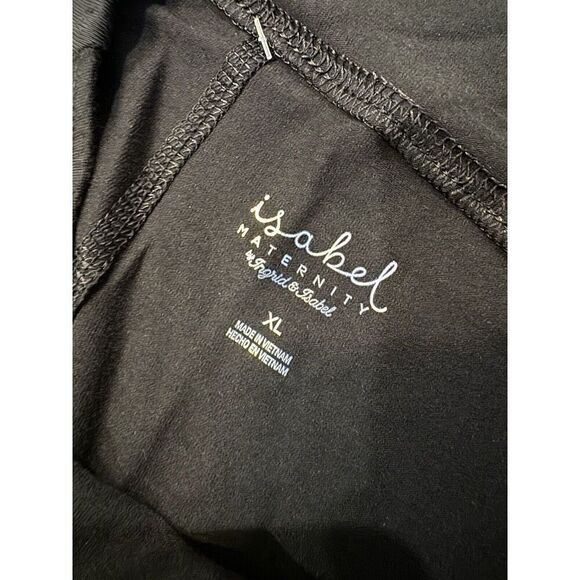 Isabel Maternity Ingrid Isabel Black Maternity Leggings XL Extra large NWOT - Picture 4 of 4